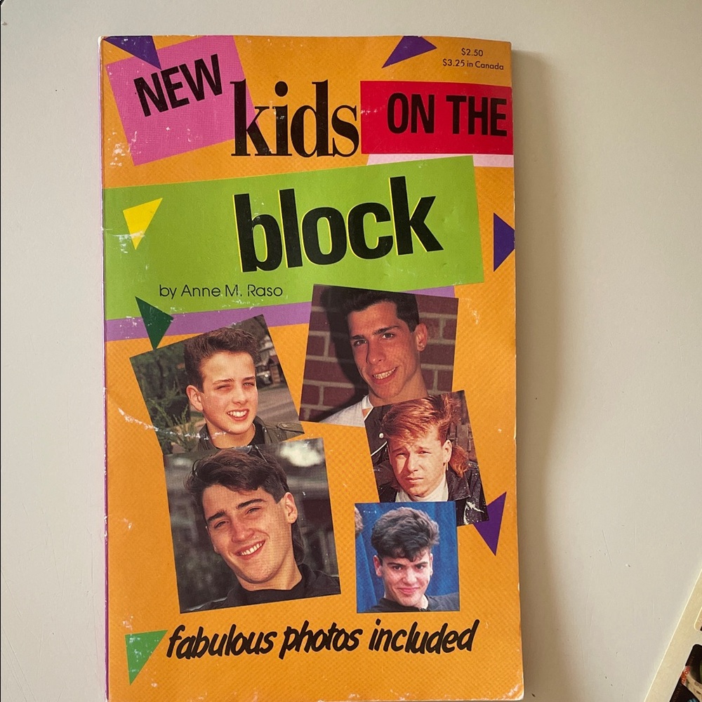 New Kids on the Block Book with Colorful Cover